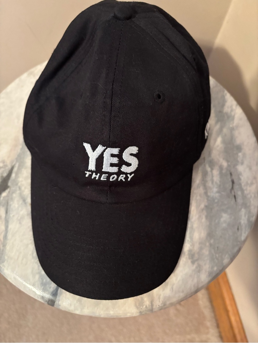 FINAL WEEKEND DONATING IF NOT SOLD BY 8/31Black Seek Discomfort Embroidered Cap